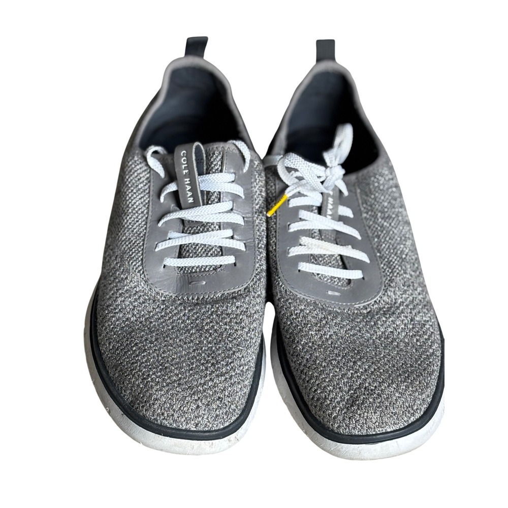 Cole Haan Zerogrand Stitchlite Mens Grey Knit Oxford Sneakers Size 13 C312850